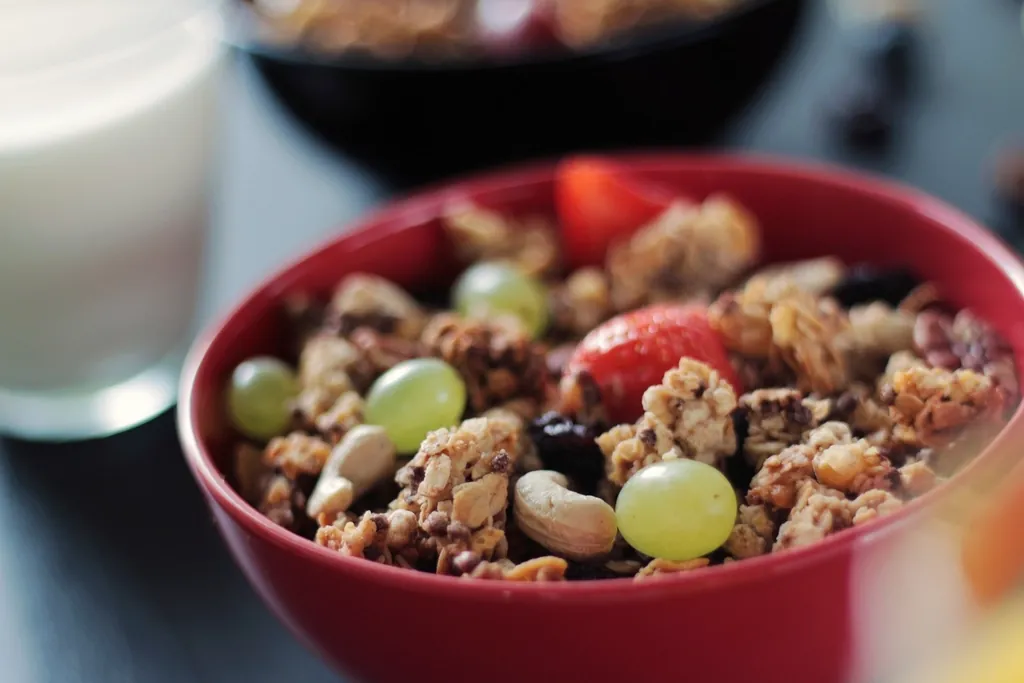 Desayuno saludable en tazón